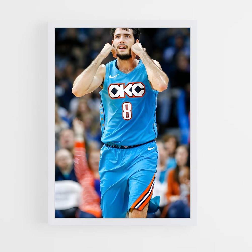 Poster MVP Alex Abrines – affiche Basketball (vue 3)
